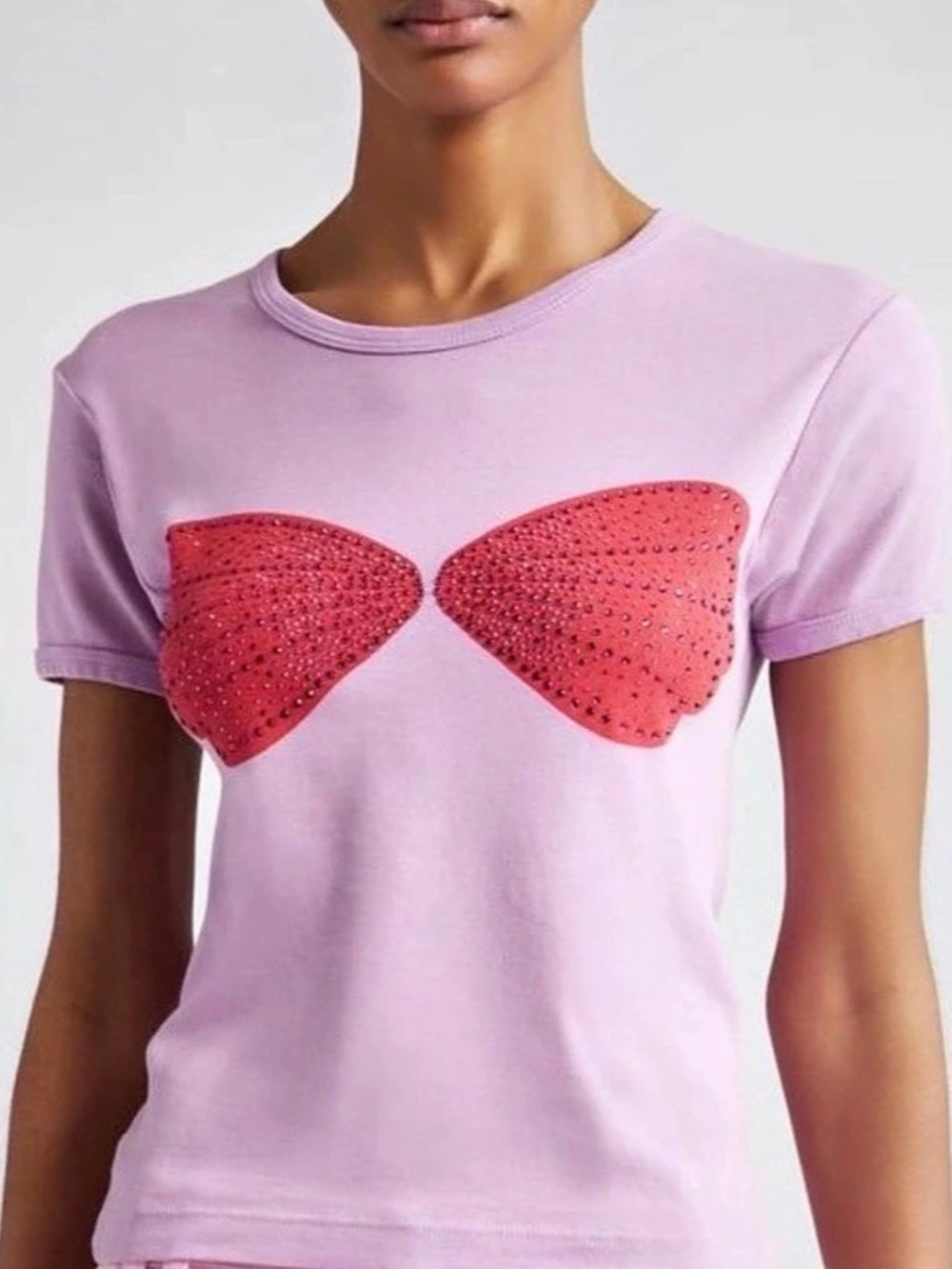 Disney x Marshall Columbia The Little Mermaid Rhinestone Seashell Cotton Tee